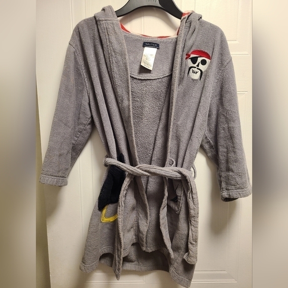 Nautica child bath robe size 10-12 - Picture 3 of 7